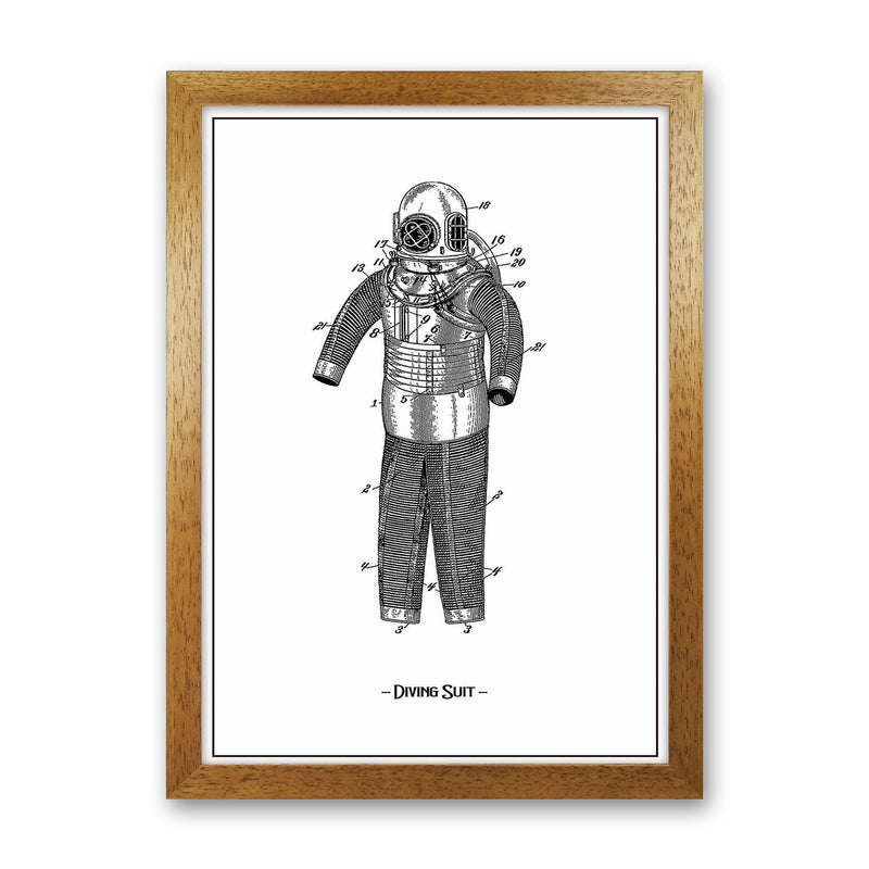 Diving Suit Art Print by Jason Stanley Oak Grain