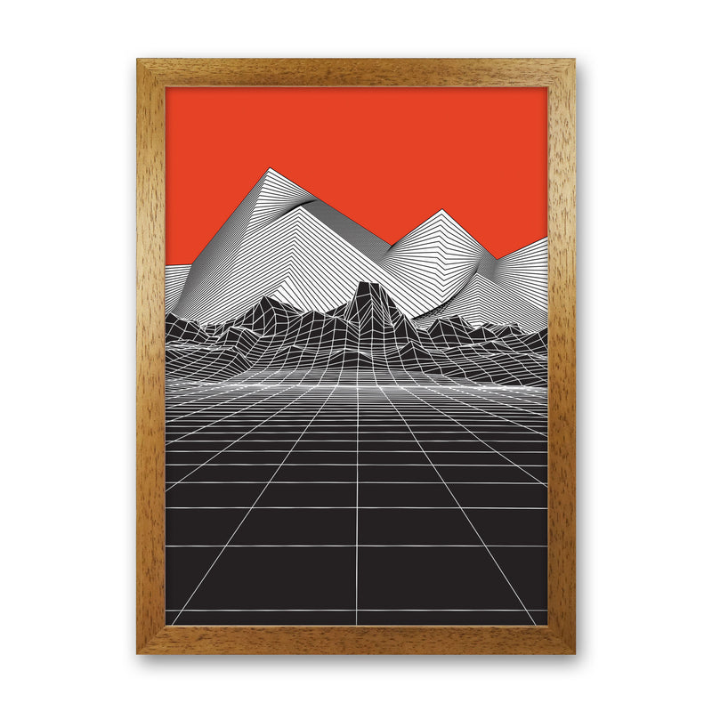 Big Red Art Print by Jason Stanley Oak Grain