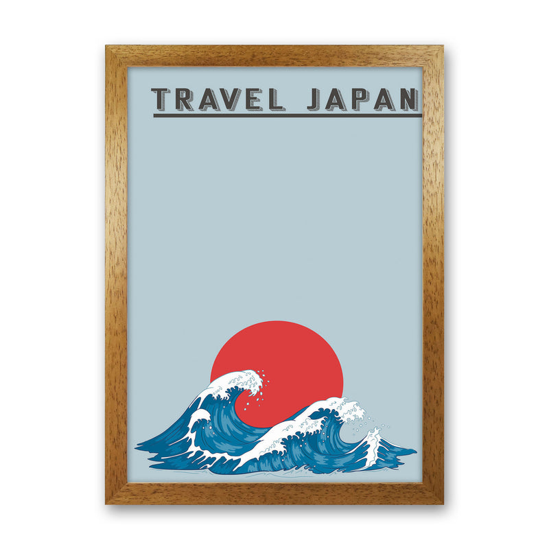 Japanese Waves Art Print by Jason Stanley Oak Grain