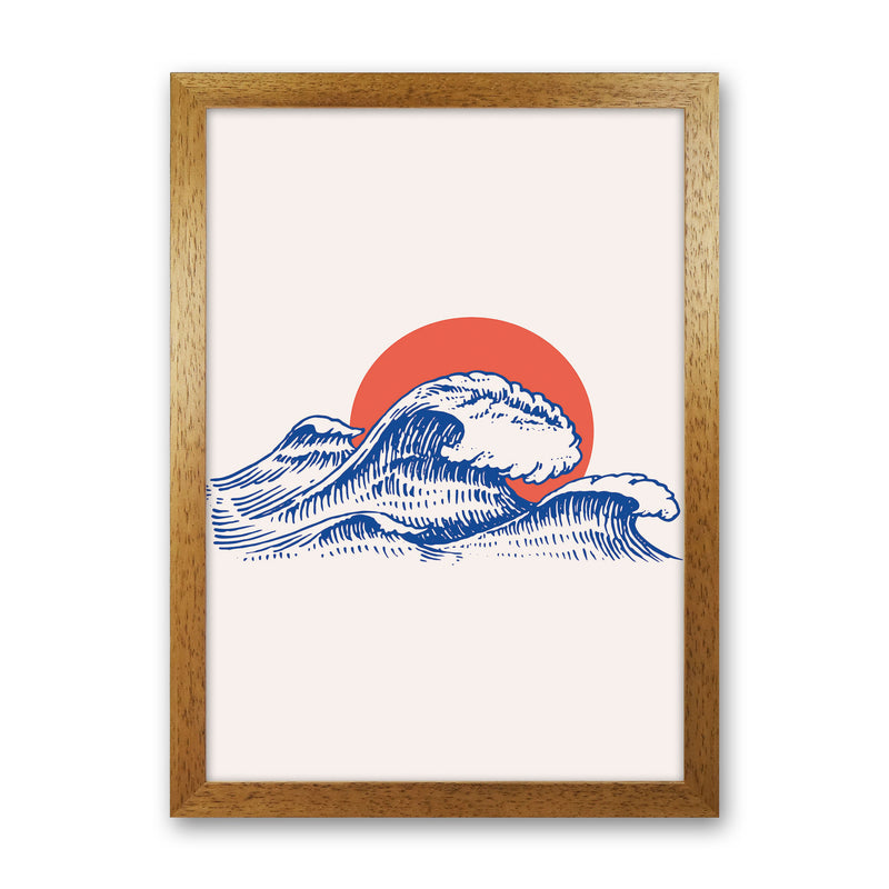 Chill Waves Art Print by Jason Stanley Oak Grain