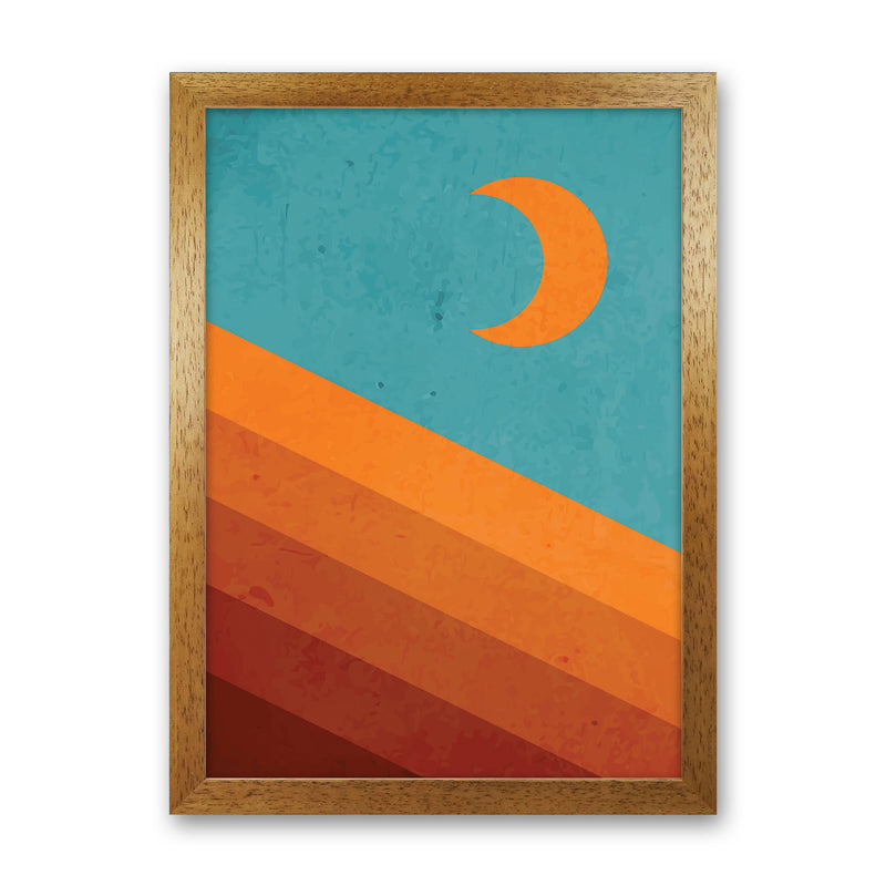 Abstract Mountain Sunrise III Art Print by Jason Stanley Oak Grain
