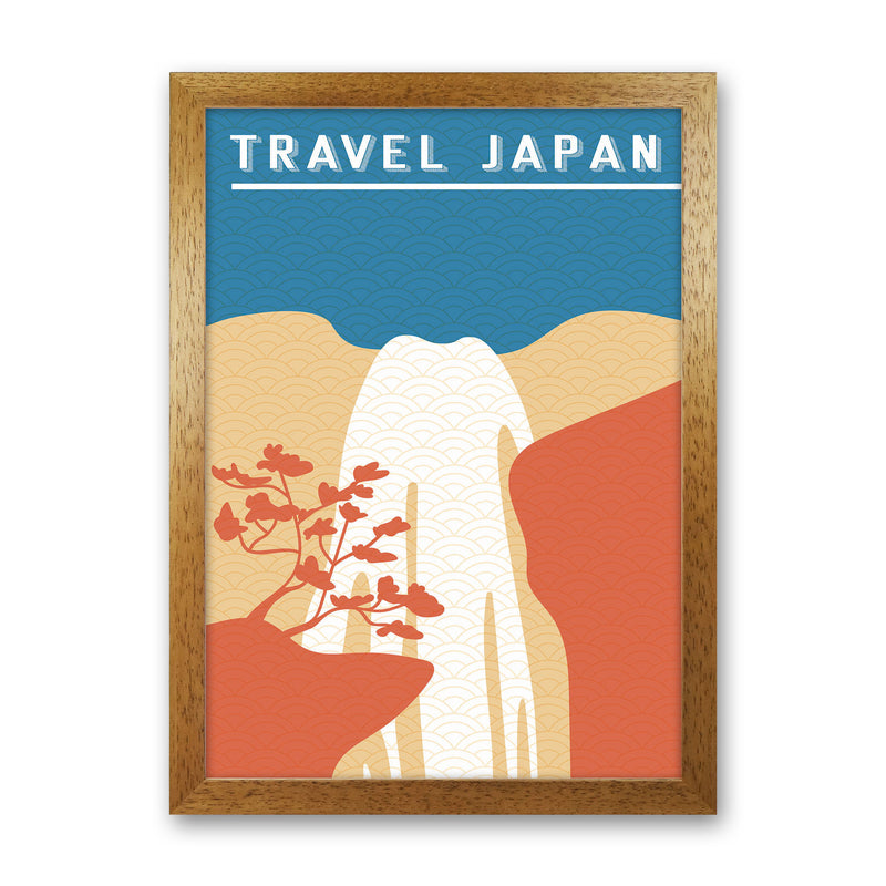 Traval Japan Minimilism I Art Print by Jason Stanley Oak Grain