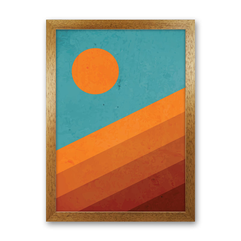 Abstract Mountain Sunrise I Art Print by Jason Stanley Oak Grain