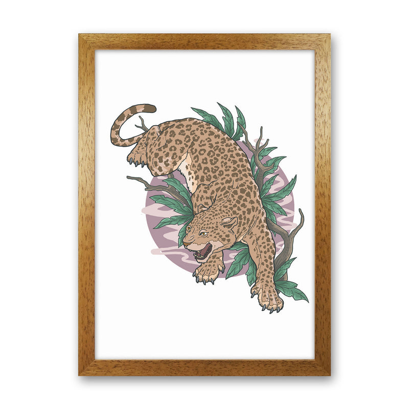Wild Leopard Art Print by Jason Stanley Oak Grain
