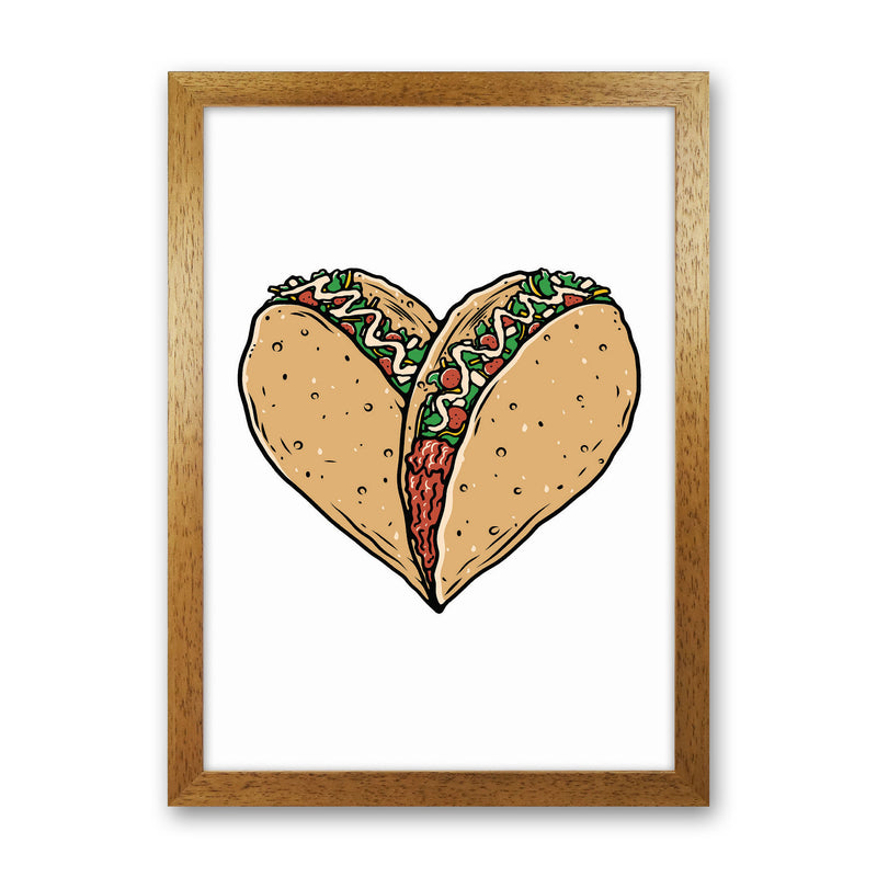 Tacos Are Life Art Print by Jason Stanley Oak Grain