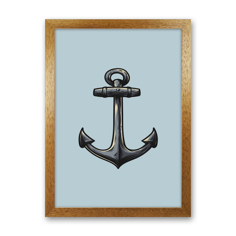 Ship's Anchor Art Print by Jason Stanley Oak Grain