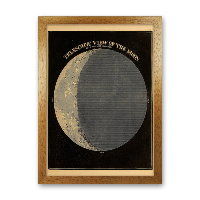 Telescopic View Of The Moon Art Print by Jason Stanley Oak Grain