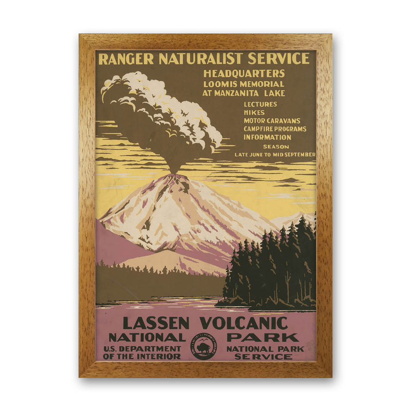 Lassen Volcanic National Park Art Print by Jason Stanley Oak Grain