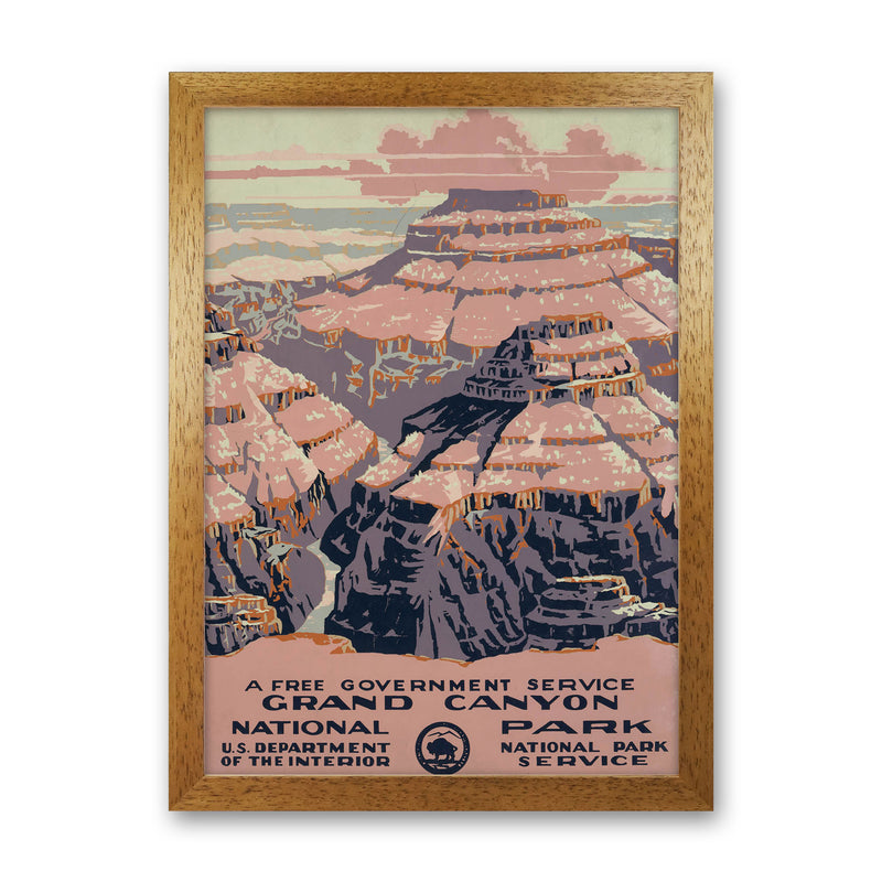 Grand Canyon National Park Art Print by Jason Stanley Oak Grain