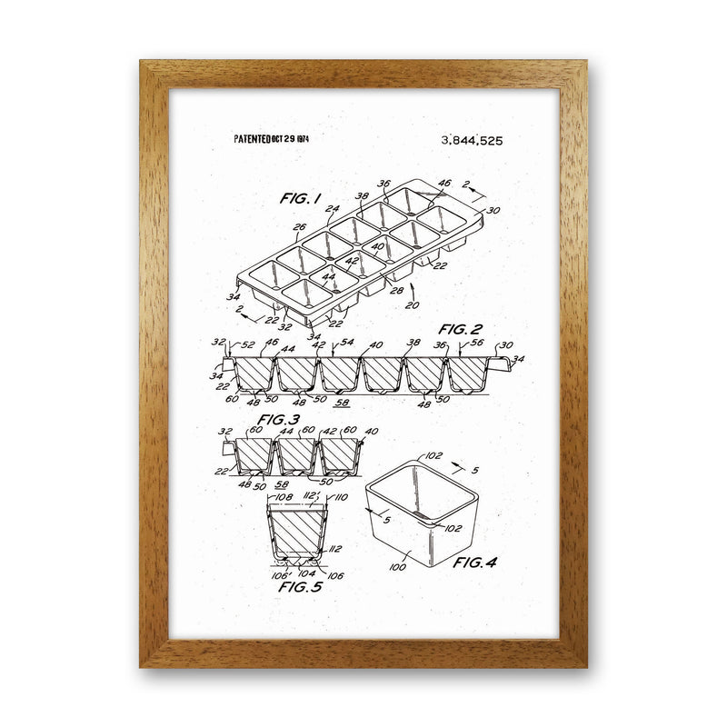 Ice Cube Tray Patent Art Print by Jason Stanley Oak Grain