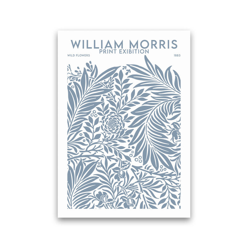William Morris Print Exibition White Art Print by Jason Stanley Print Only