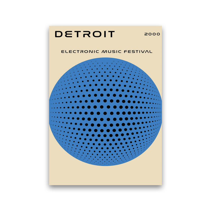 Detroit Electronic Music Festival Art Print by Jason Stanley Print Only