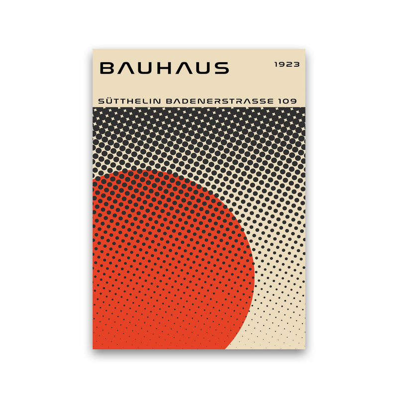 Bauhaus Geometric Red Vibe II Art Print by Jason Stanley Print Only