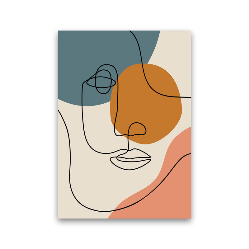 Abstract Face Line Drawing Art Print by Jason Stanley Print Only