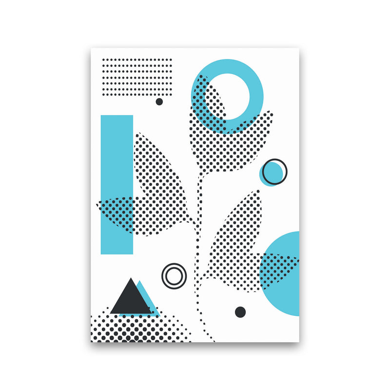 Abstract Halftone Shapes 3 Art Print by Jason Stanley Print Only