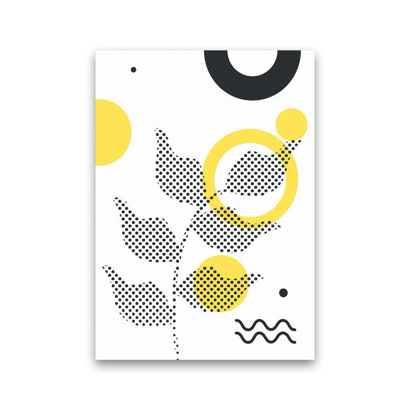 Abstract Halftone Shapes 4 Art Print by Jason Stanley Print Only