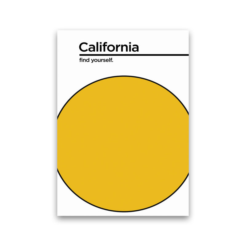 California Find Yourself Art Print by Jason Stanley Print Only