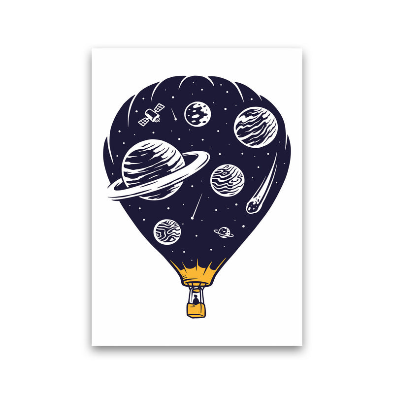 Hot Air Baloon Universe Art Print by Jason Stanley Print Only