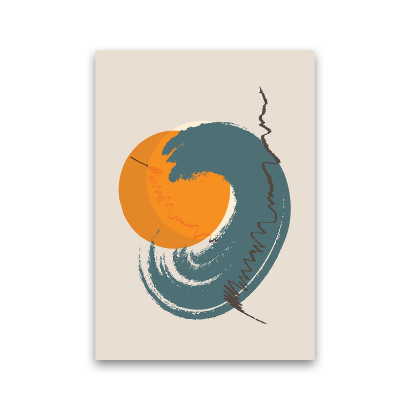 Sunshine Abstract Swirl Art Print by Jason Stanley Print Only