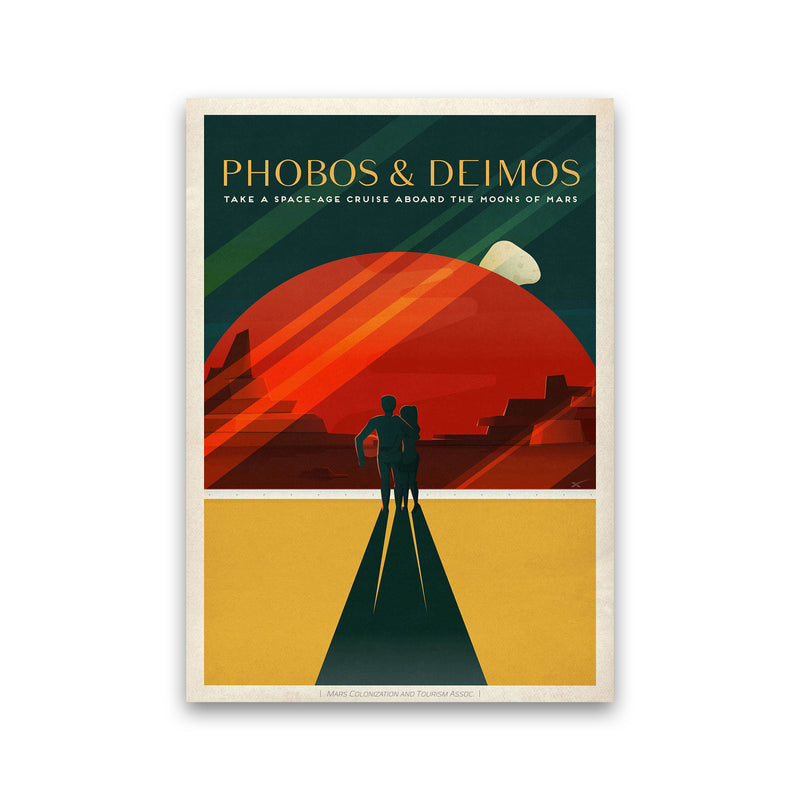 Spacex - Phobos & Deimos Art Print by Jason Stanley Print Only