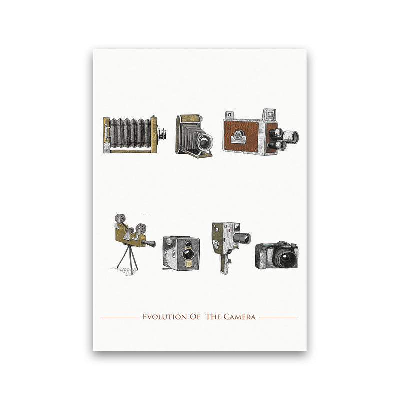 Evolution Of The Camera Art Print by Jason Stanley Print Only