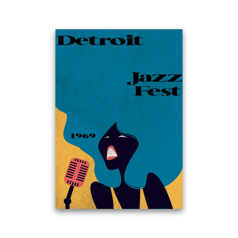 Detroit Jazz Fest 1969 Art Print by Jason Stanley Print Only