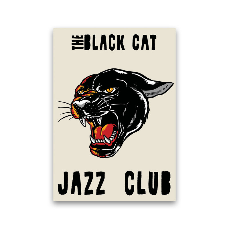 The Black Cat Jazz Club Art Print by Jason Stanley Print Only