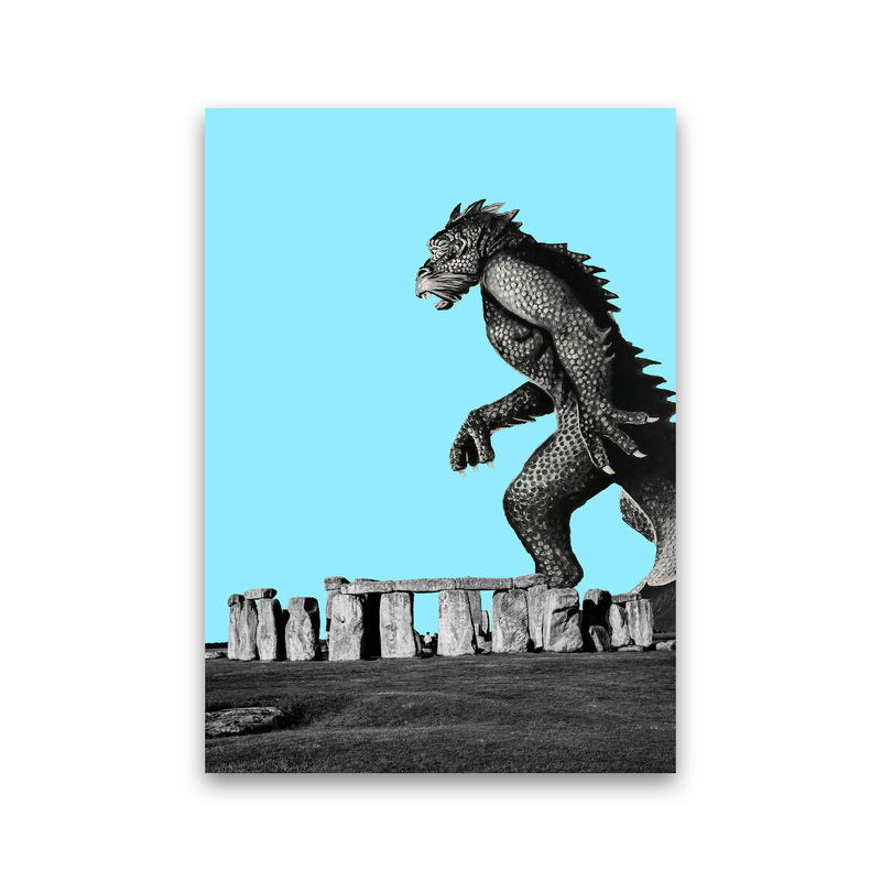 Attack On Stonehenge 2 Art Print by Jason Stanley Print Only