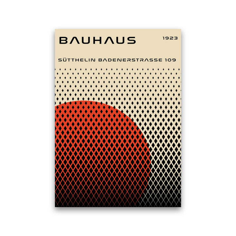 Bauhaus Geometric Red Art Print by Jason Stanley Print Only