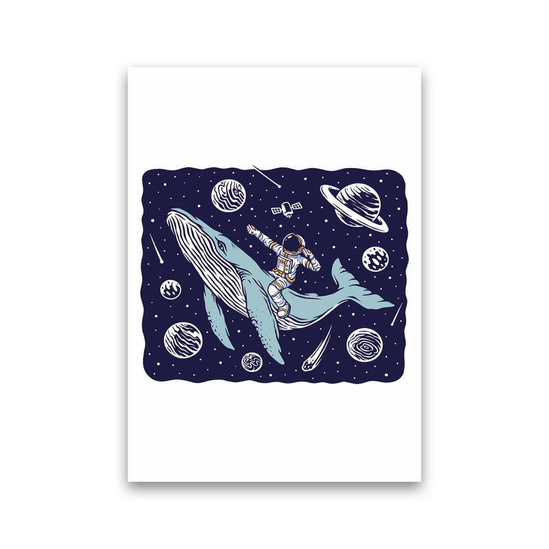 Galactic Whale Rider Art Print by Jason Stanley Print Only