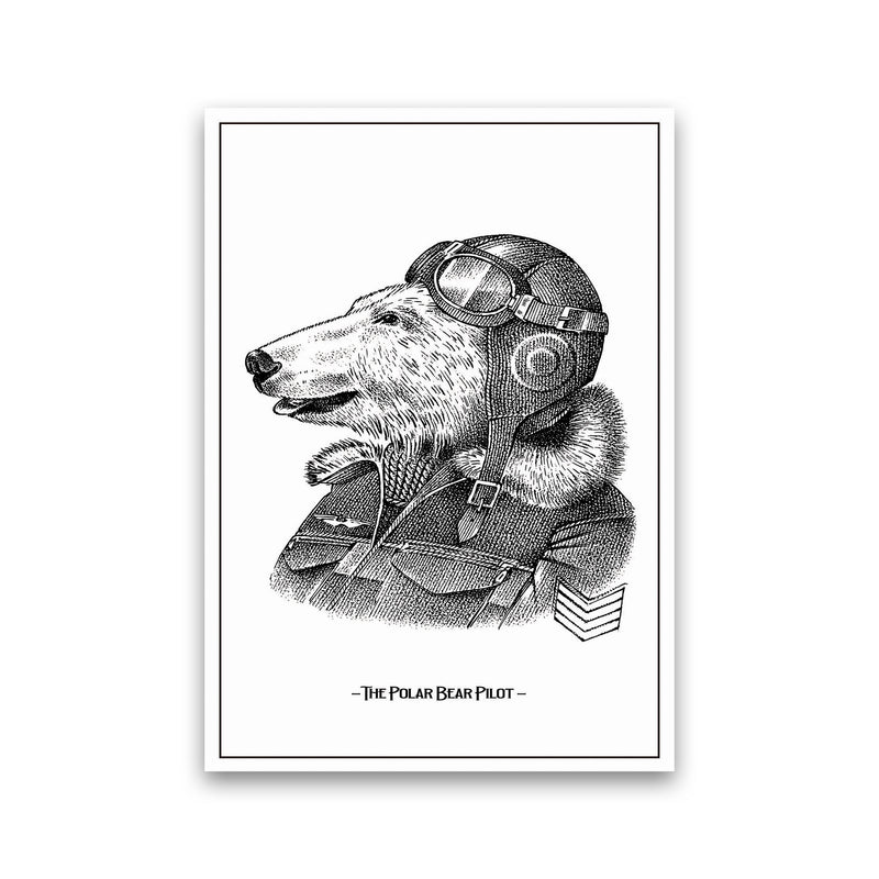 The Poler Bear Pilot Art Print by Jason Stanley Print Only