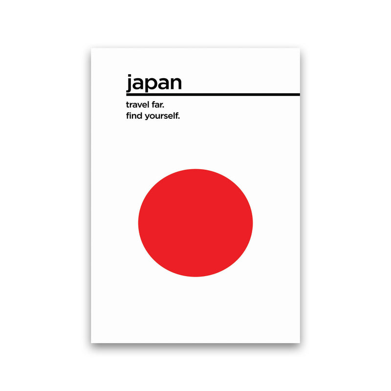 Japan Travel Poster Art Print by Jason Stanley Print Only