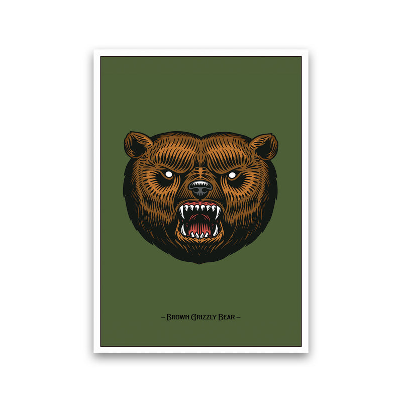Brown Grizzly Bear Art Print by Jason Stanley Print Only
