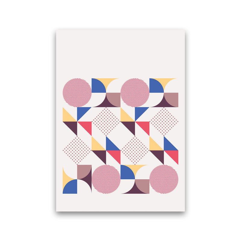 Retro Geometric 1 Art Print by Jason Stanley Print Only