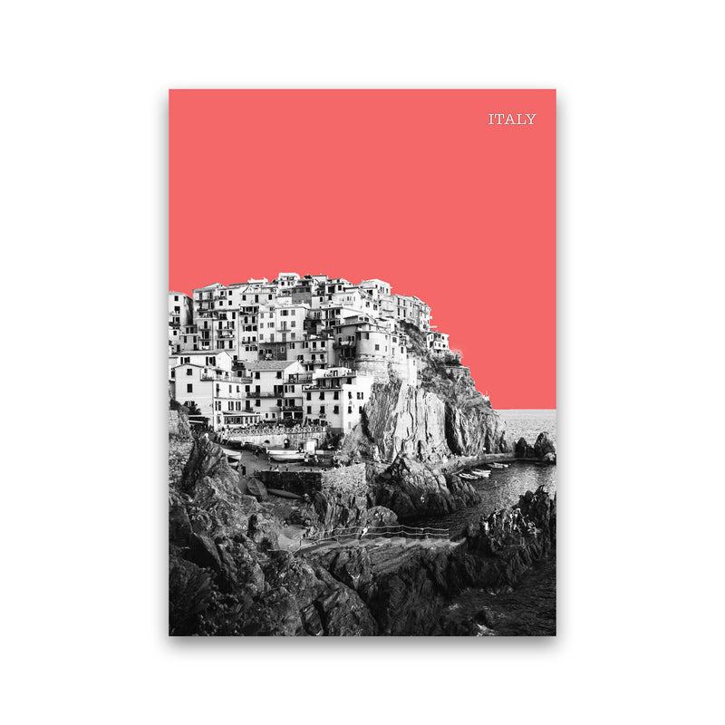 Halftone Italy Red Art Print by Jason Stanley Print Only