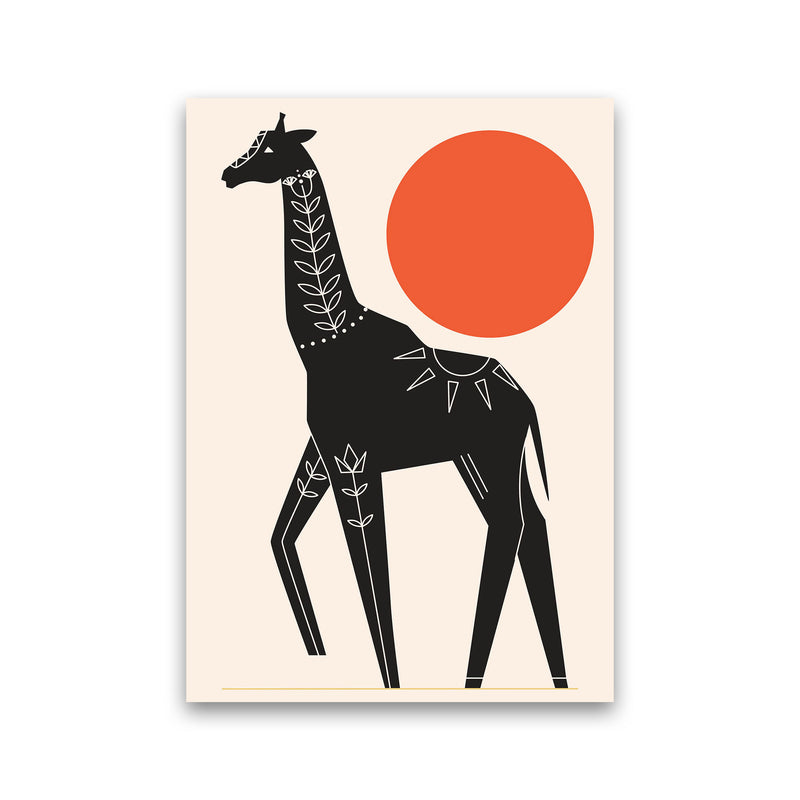 Giraffe In The Sun Art Print by Jason Stanley Print Only