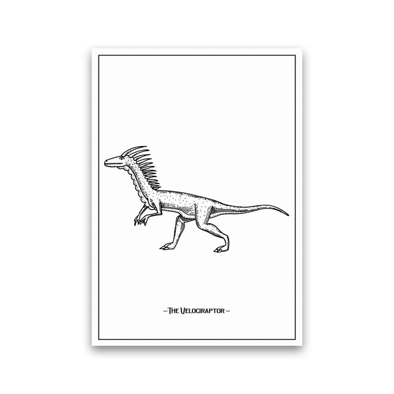 The Velociraptor Art Print by Jason Stanley Print Only