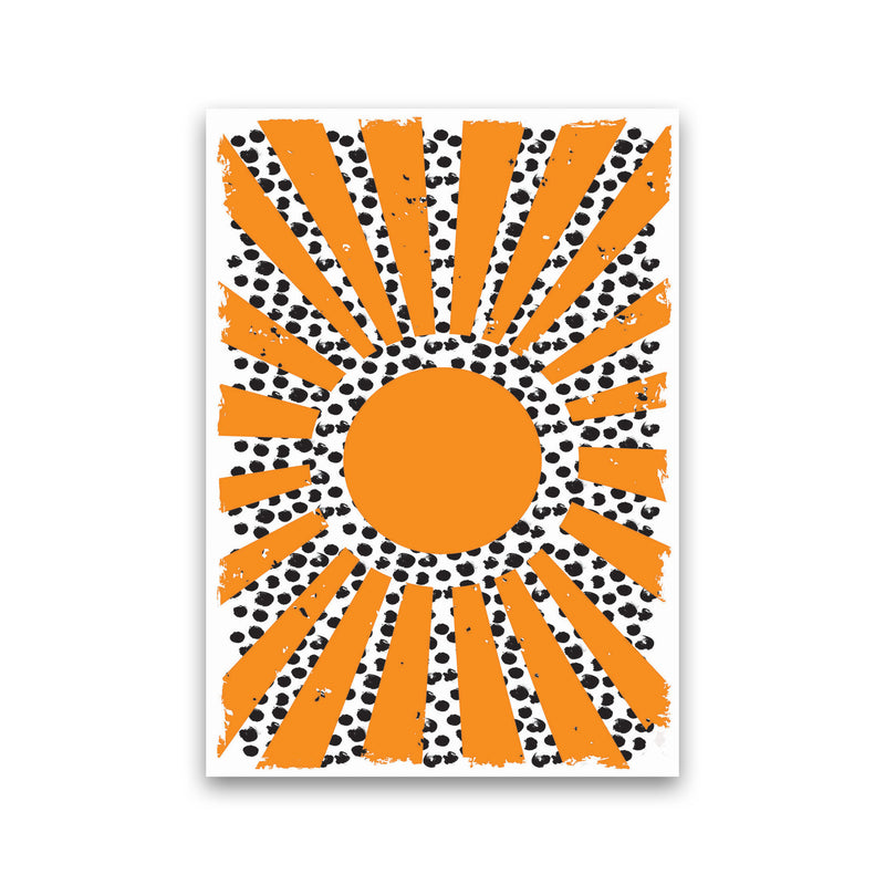 70's Inspired Sun Art Print by Jason Stanley Print Only