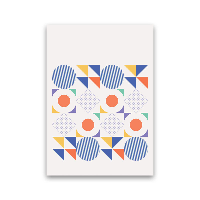 Retro Geometric 2 Art Print by Jason Stanley Print Only