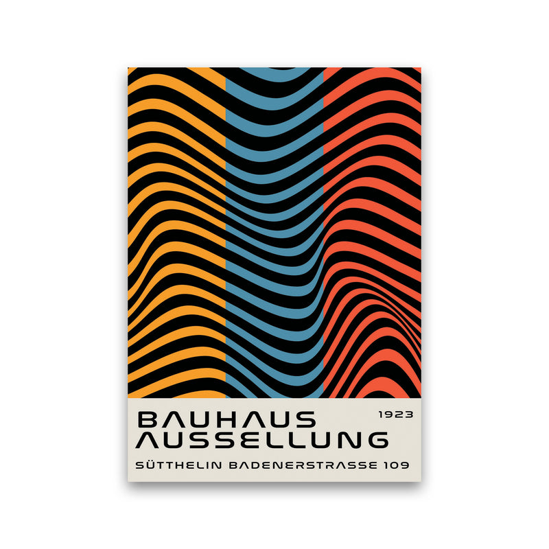Bauhaus Tri-Color Art Print by Jason Stanley Print Only