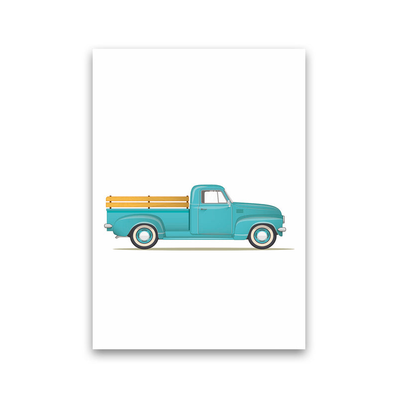 Old Trusty Pickup Art Print by Jason Stanley Print Only