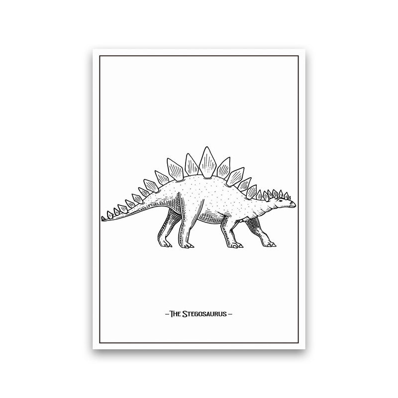 The Stegosaurus Art Print by Jason Stanley Print Only