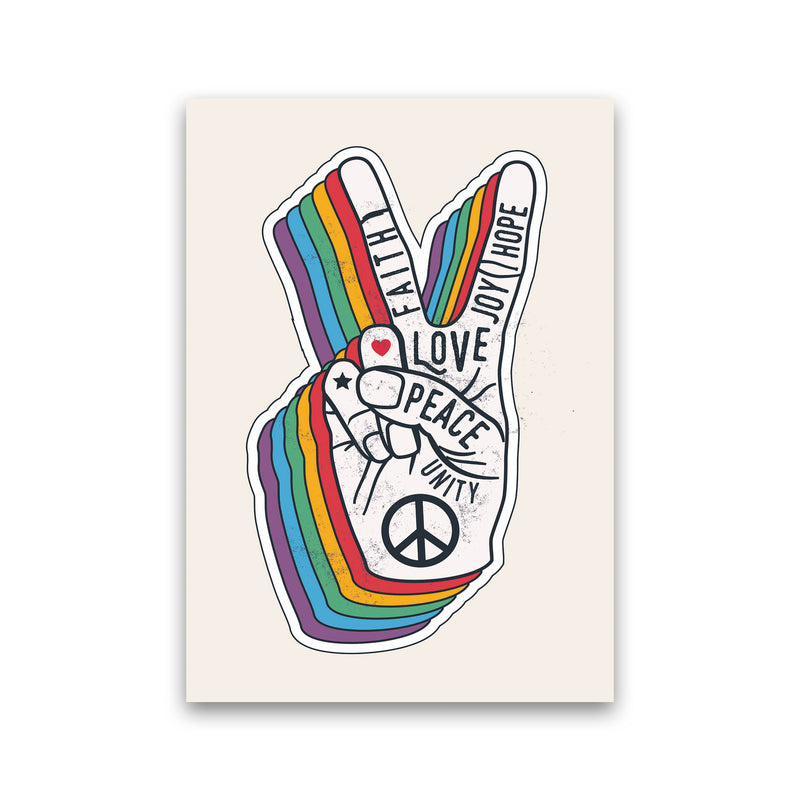 Peace And Love!! Art Print by Jason Stanley Print Only