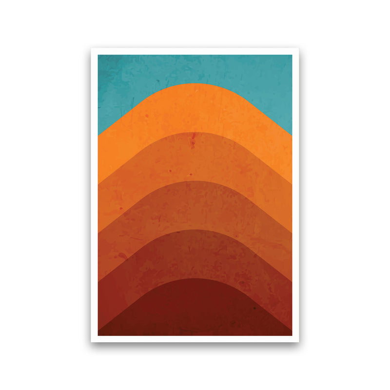 Orange Mountain Art Print by Jason Stanley Print Only