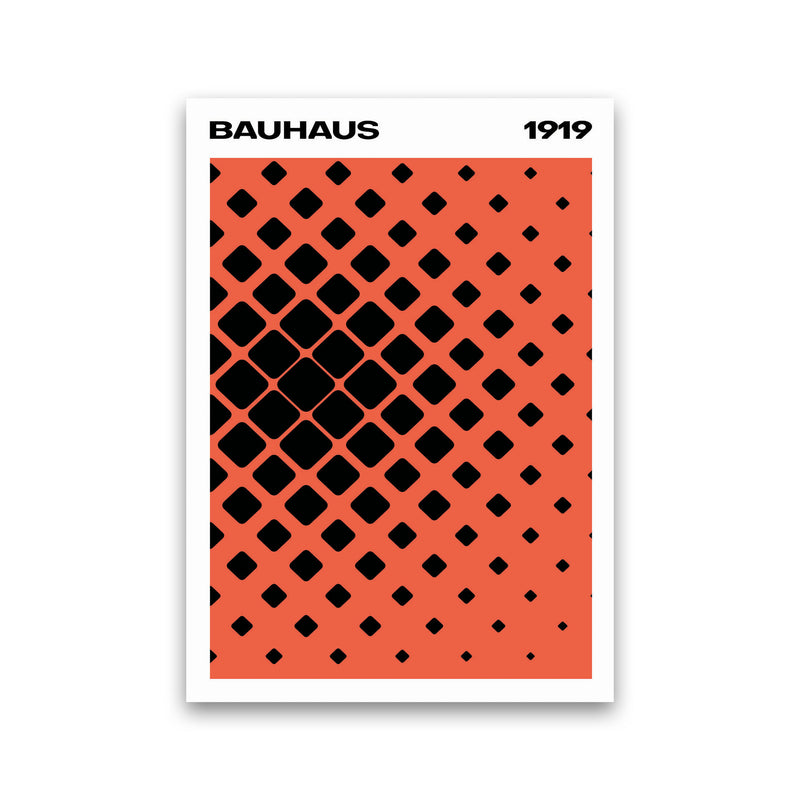 Bauhaus 1919 Red Art Print by Jason Stanley Print Only