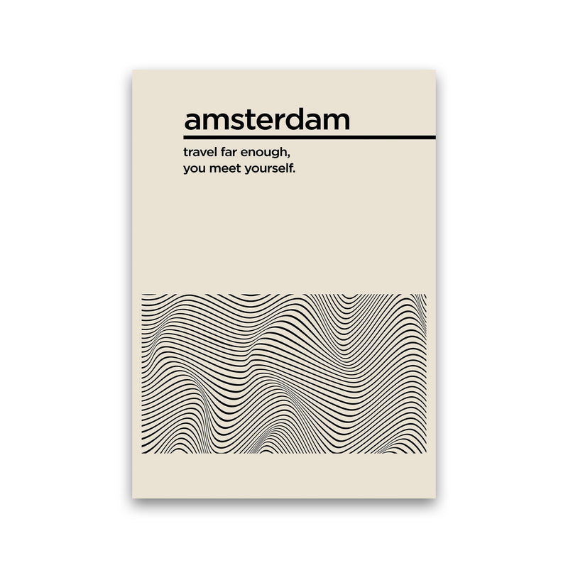 Amsterdam Travel Art Print by Jason Stanley Print Only