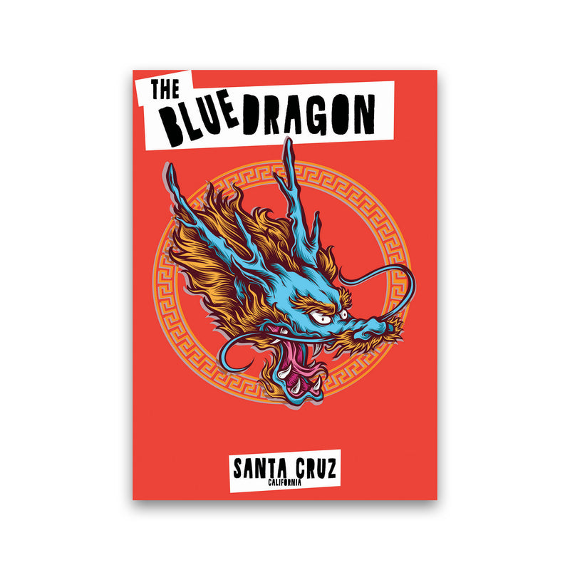 The Blue Dragon Art Print by Jason Stanley Print Only