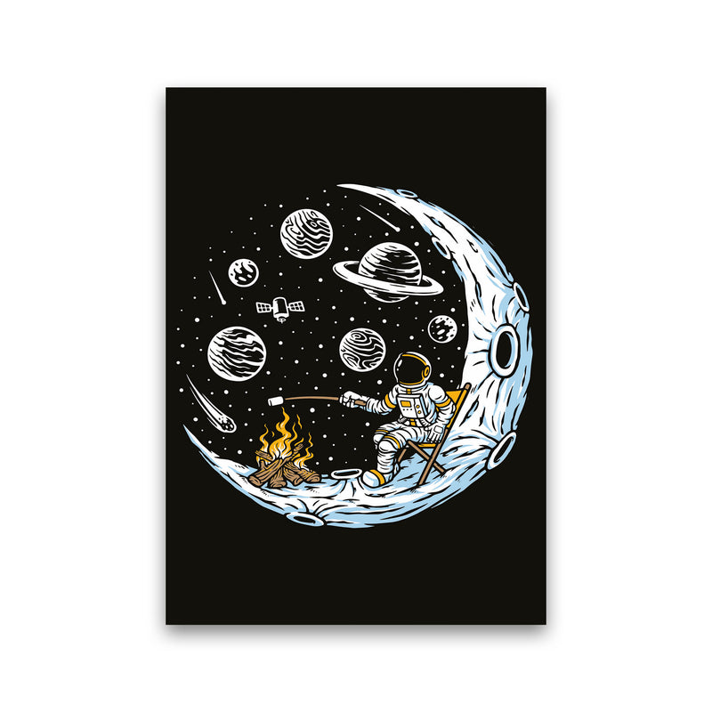 Moon Camp Vibes Art Print by Jason Stanley Print Only