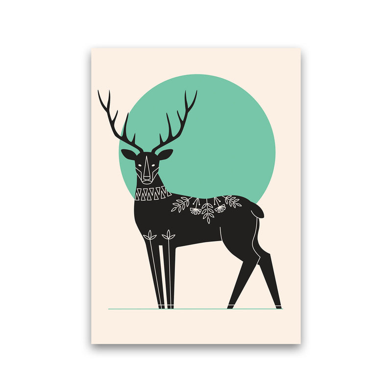Moonlight Deer Art Print by Jason Stanley Print Only
