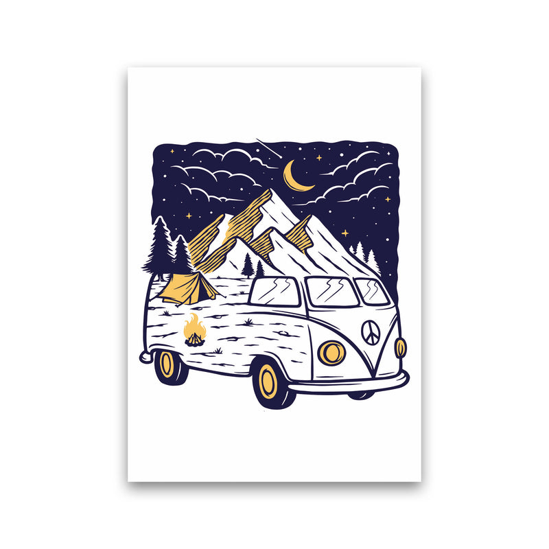 Camping Is Fun Art Print by Jason Stanley Print Only
